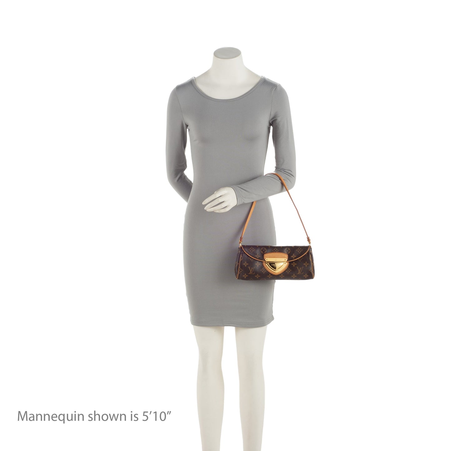 Louis Vuitton Monogram Canvas Beverly Clutch (SHF-QdlATW)