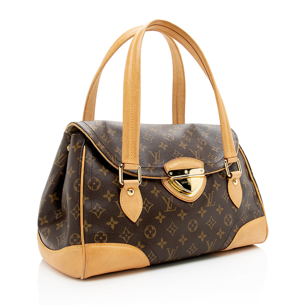 Louis Vuitton Monogram Canvas Beverly GM Satchel (SHF-18830)