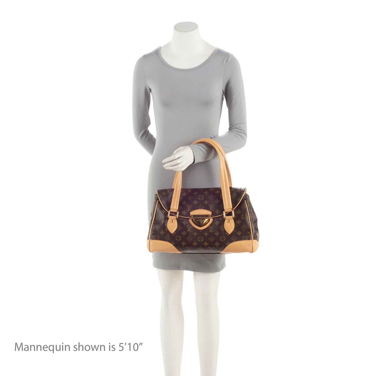 Louis Vuitton Monogram Canvas Beverly GM Shoulder Bag (SHF-81o6B8)