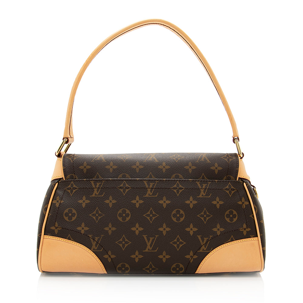 Louis Vuitton Monogram Canvas Beverly MM Shoulder Bag (SHF-19968)