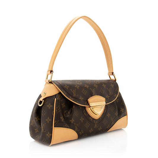 Louis Vuitton Monogram Canvas Beverly MM Shoulder Bag (SHF-19968)