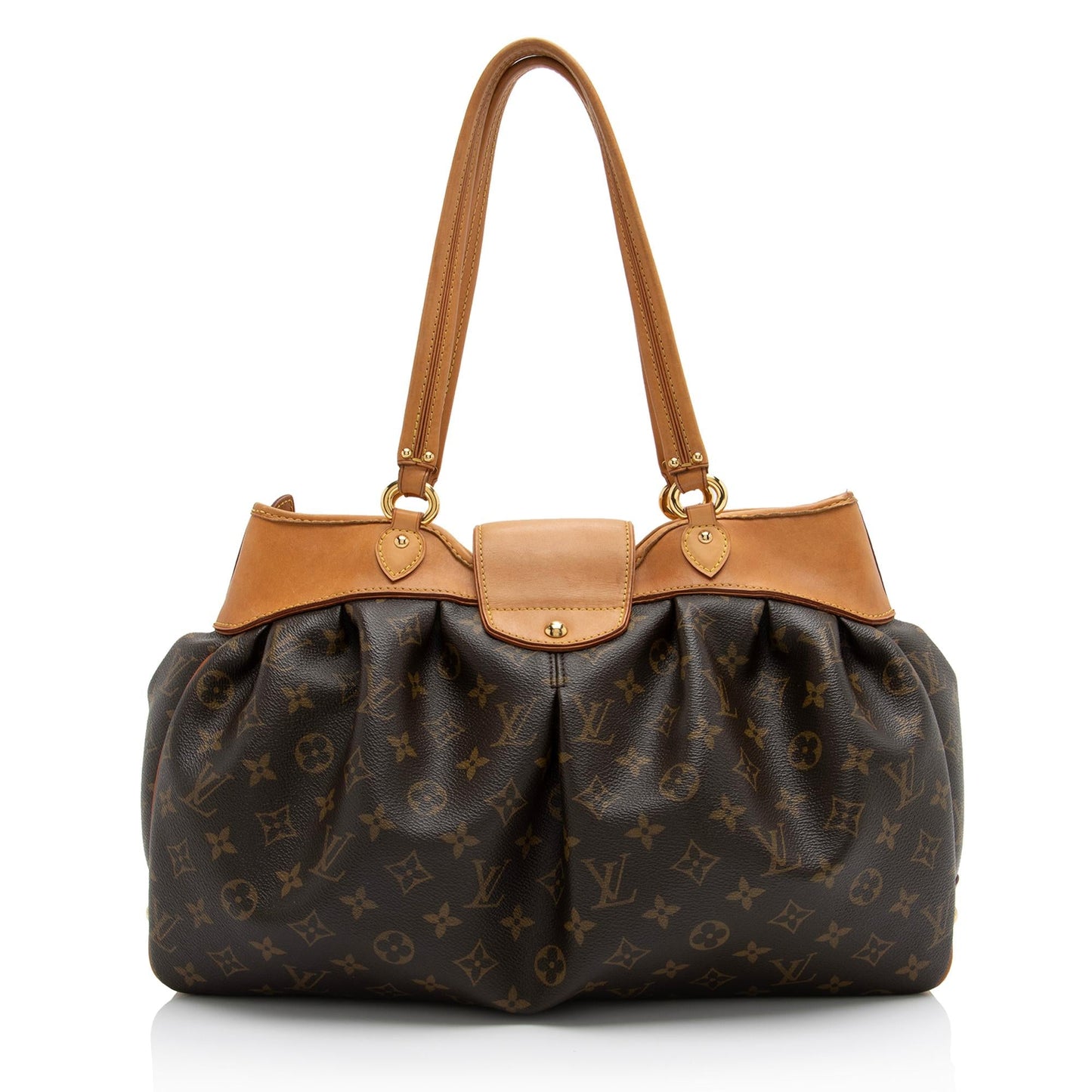 Louis Vuitton Monogram Canvas Boetie MM Satchel (SHF-23653)