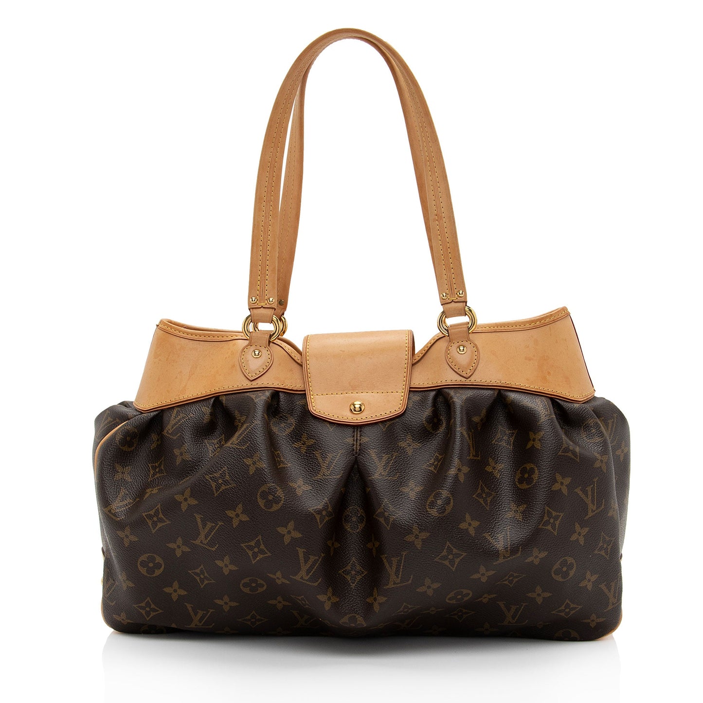 Louis Vuitton Monogram Canvas Boetie MM Satchel (SHF-rt39pB)