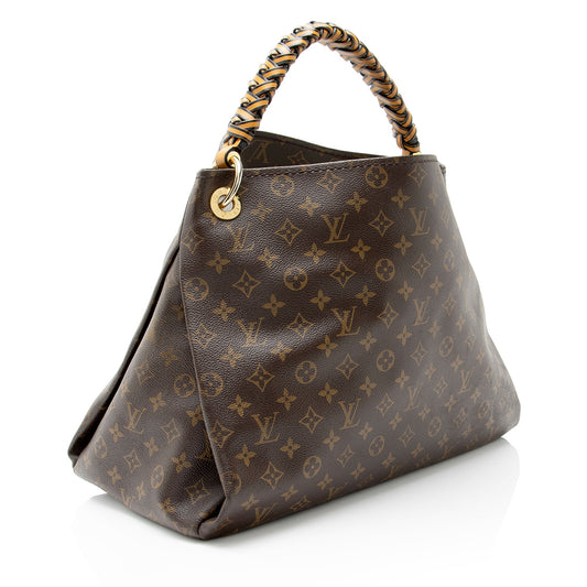 Louis Vuitton Monogram Canvas Braided Artsy MM Shoulder Bag
