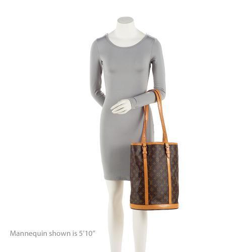 Louis Vuitton Monogram Canvas Bucket GM Tote (SHF-RnIGXM)