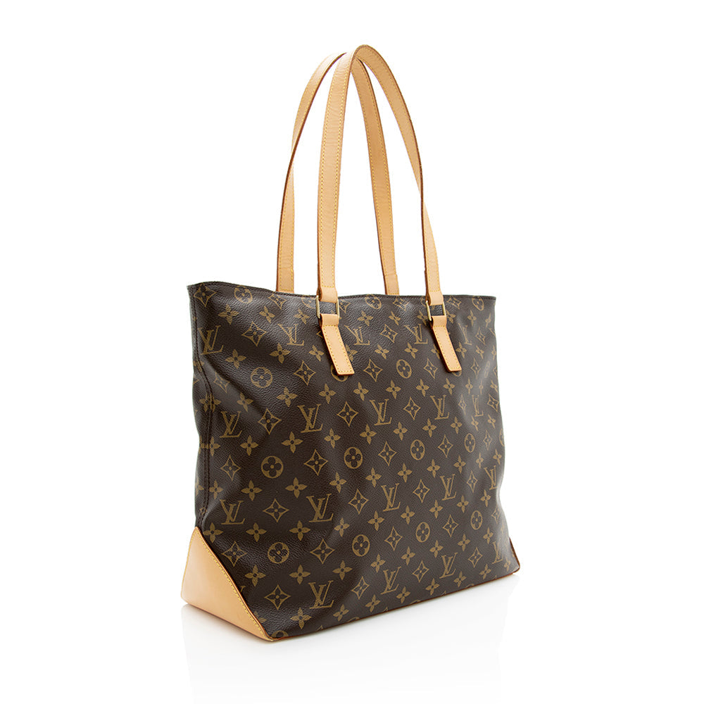 Louis Vuitton Monogram Canvas Cabas Mezzo Tote (SHF-19343)