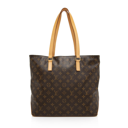 Louis Vuitton Monogram Canvas Cabas Mezzo Tote (SHF-3EPHi1)