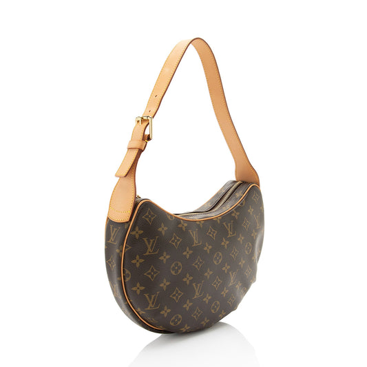 Louis Vuitton Monogram Canvas Croissant MM Shoulder Bag (SHF-PROm8v)