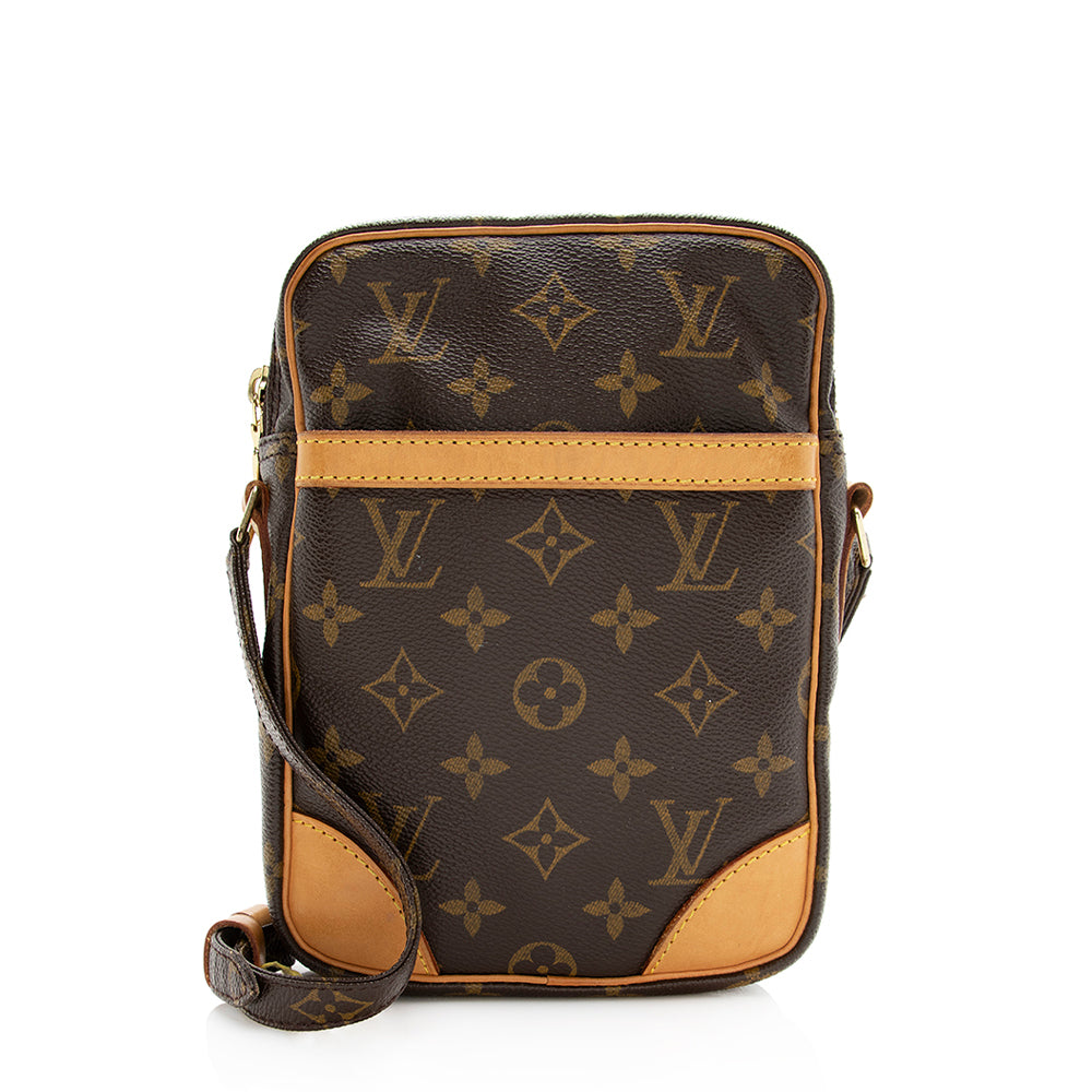 Louis Vuitton Vintage Monogram Canvas Danube Shoulder Bag (SHF-20197)