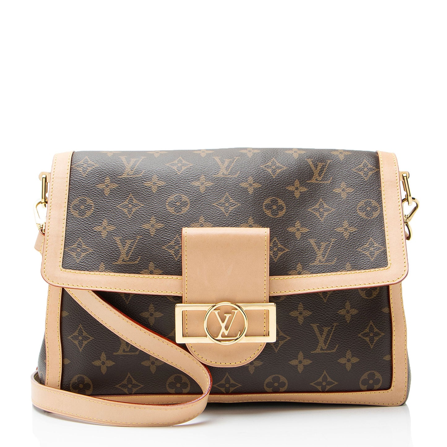 Louis Vuitton Monogram Canvas Dauphine Soft GM Shoulder Bag
