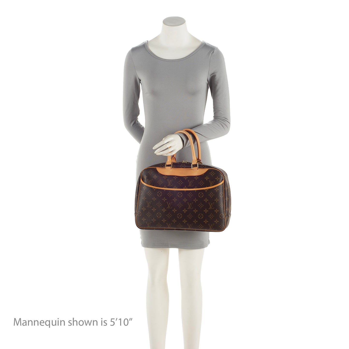 Louis Vuitton Monogram Canvas Deauville Satchel (SHF-22411)