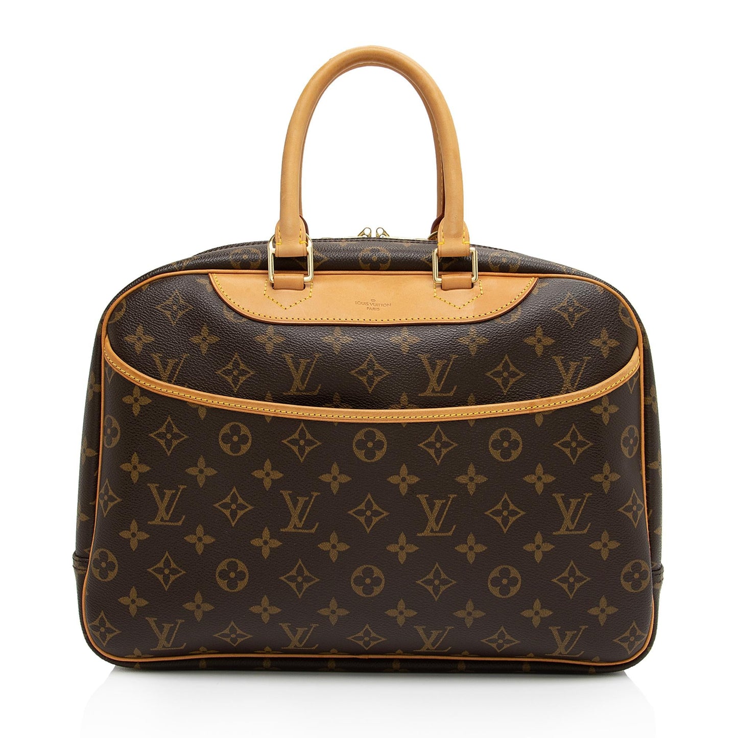 Louis Vuitton Monogram Canvas Deauville Satchel (SHF-HUFd8s)