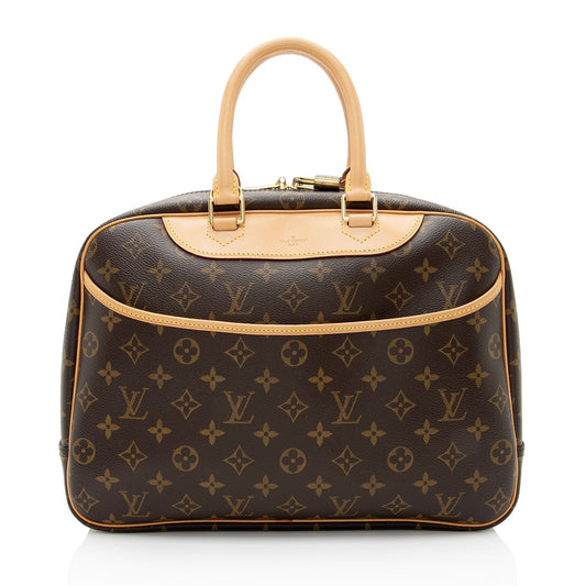 Louis Vuitton Monogram Canvas Deauville Satchel (SHF-aCt7nv)