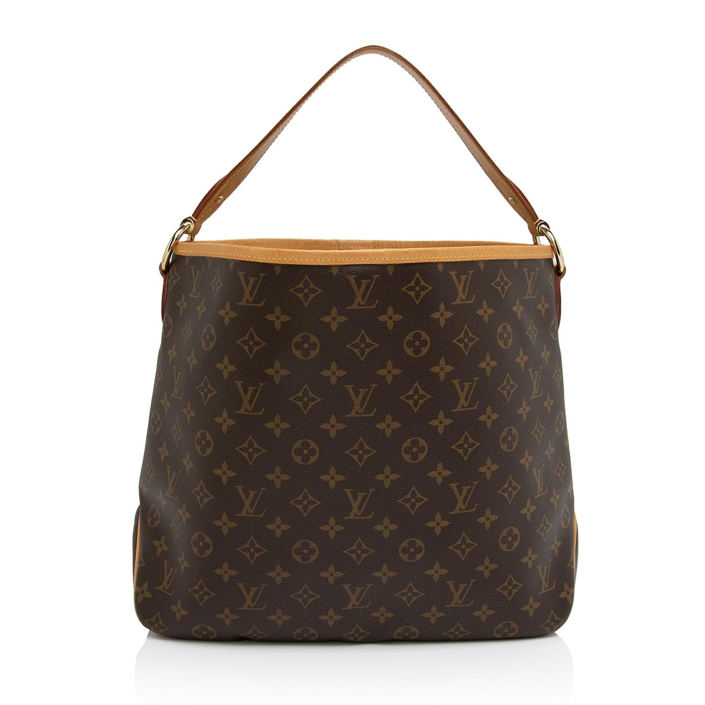 Louis Vuitton Monogram Canvas Delightful MM Shoulder Bag (SHF-59CtYo)