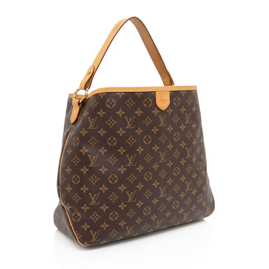 Louis Vuitton Monogram Canvas Delightful MM Shoulder Bag (SHF-eGqjbc)