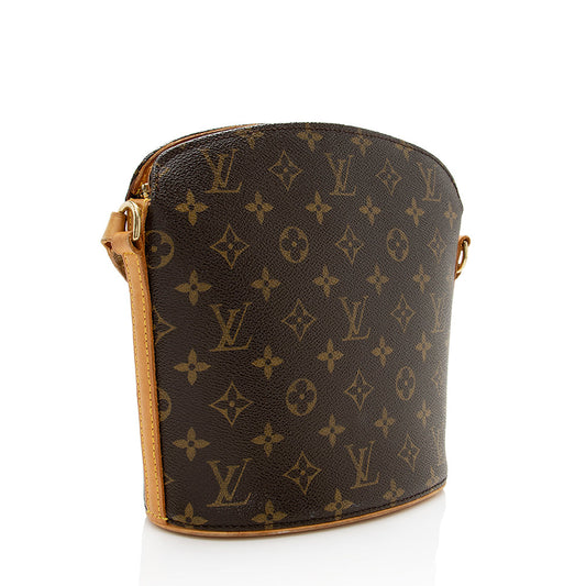 Louis Vuitton Monogram Canvas Drouot Shoulder Bag (SHF-18607)