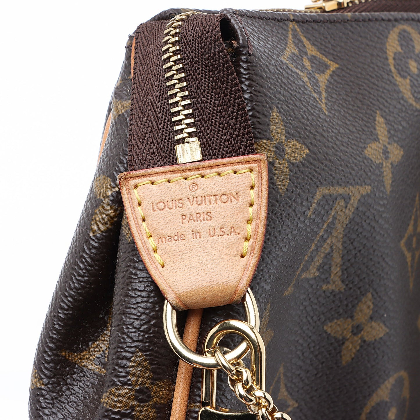 Louis Vuitton Monogram Canvas Eva Clutch (SHF-0Ct94Q)