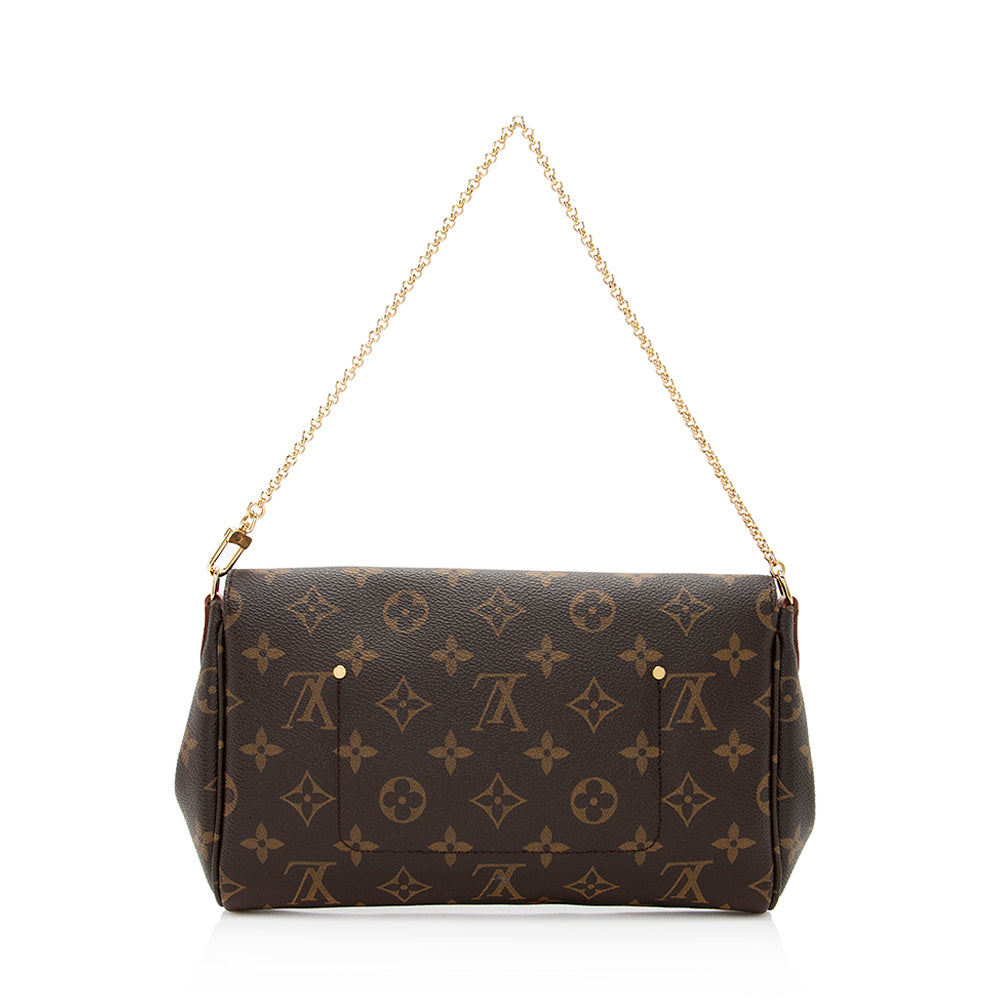 Louis Vuitton Monogram Canvas Favorite MM Shoulder Bag (SHF-19673)