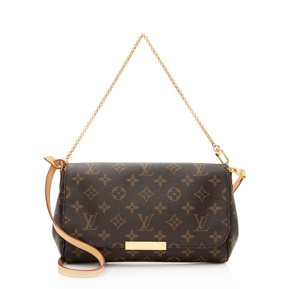 Louis Vuitton Monogram Canvas Favorite MM Shoulder Bag (SHF-19857)