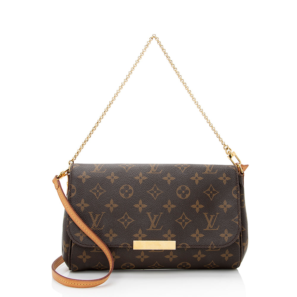 Louis Vuitton Monogram Canvas Favorite MM Shoulder Bag (SHF-22043)