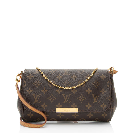 Louis Vuitton Monogram Canvas Favorite MM Shoulder Bag (SHF-yivpBZ)