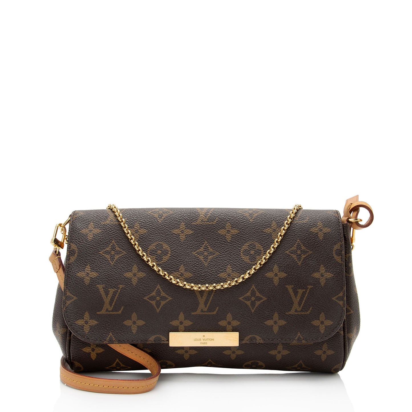 Louis Vuitton Monogram Canvas Favorite MM Shoulder Bag (SHF-wp7pd9)