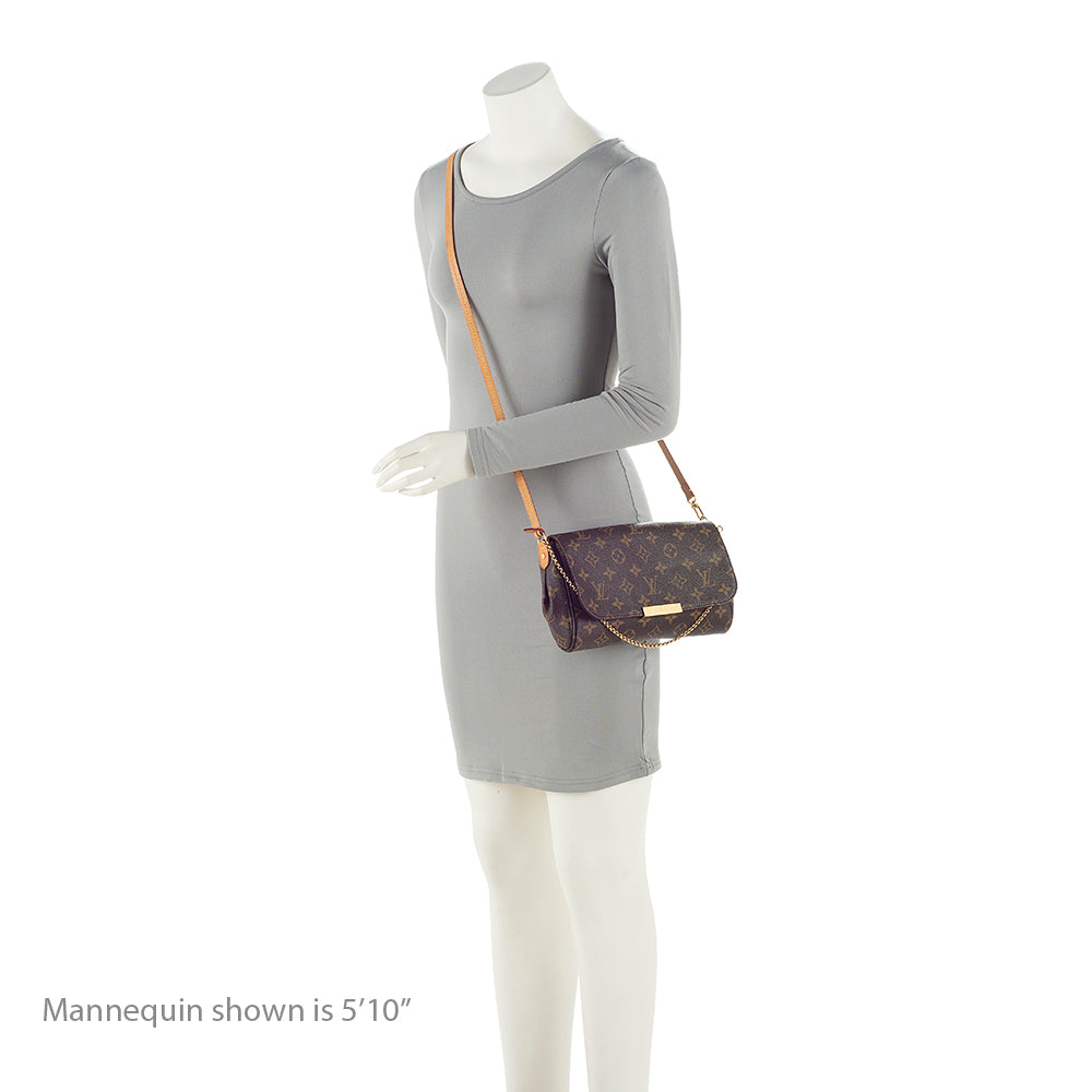 Louis Vuitton Monogram Canvas Favorite MM Shoulder Bag (SHF-shILro)