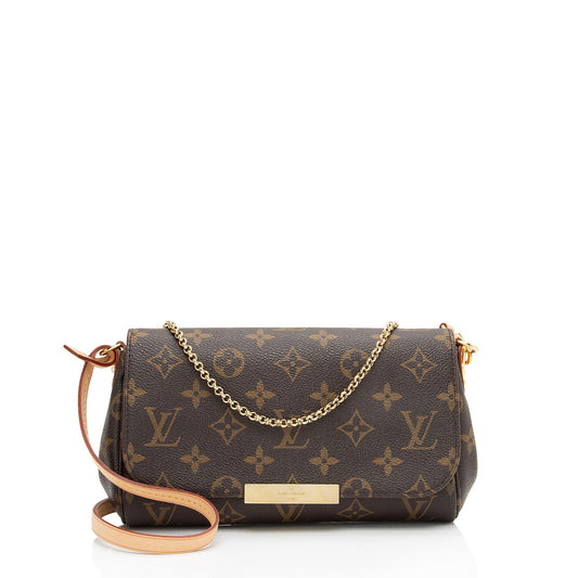 Louis Vuitton Monogram Canvas Favorite PM Shoulder Bag (SHF-kPYjDt)