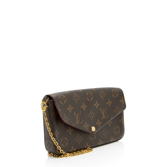 Louis Vuitton Monogram Canvas Felicie Pochette (SHF-fnjogh)