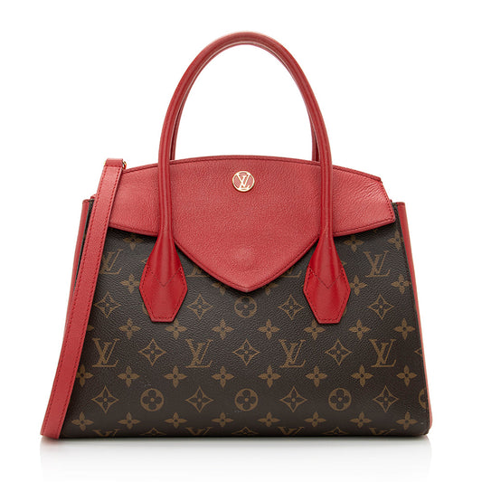 Louis Vuitton Monogram Canvas Florine Satchel (SHF-21771)