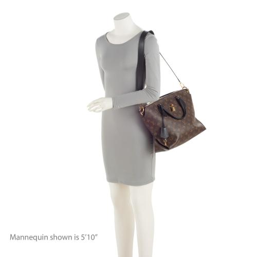Louis Vuitton Monogram Canvas Flower MM Zip Tote (SHF-JXE385)