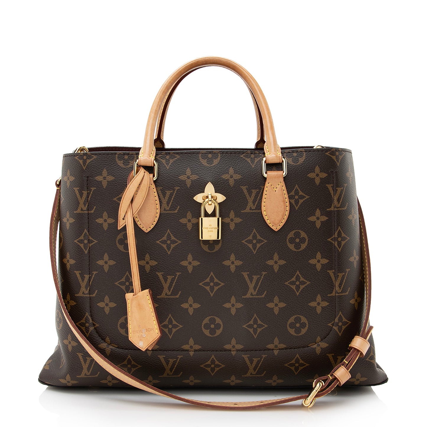 Louis Vuitton Monogram Canvas Flower Tote (SHF-22438)