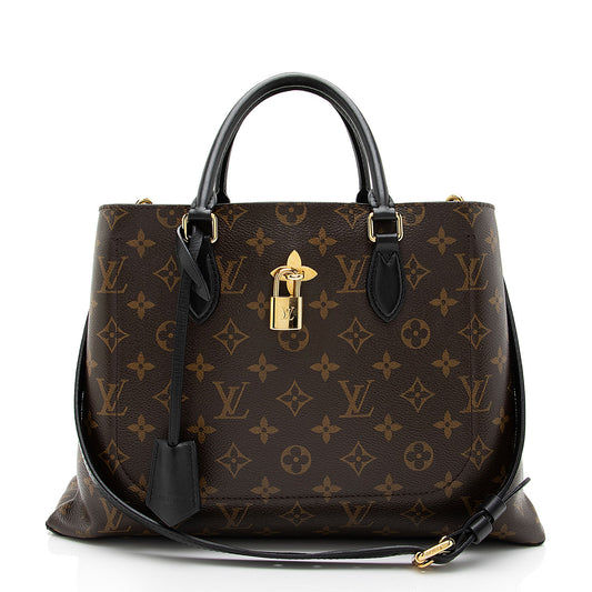 Louis Vuitton Monogram Canvas Flower Tote (SHF-peQLcU)