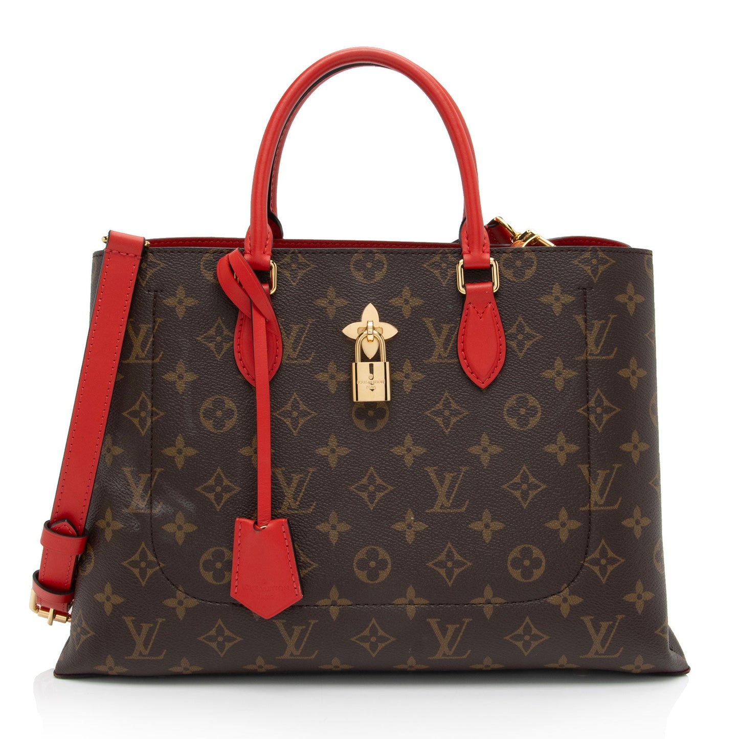 Louis Vuitton Monogram Canvas Flower Tote (SHF-zabpVl)