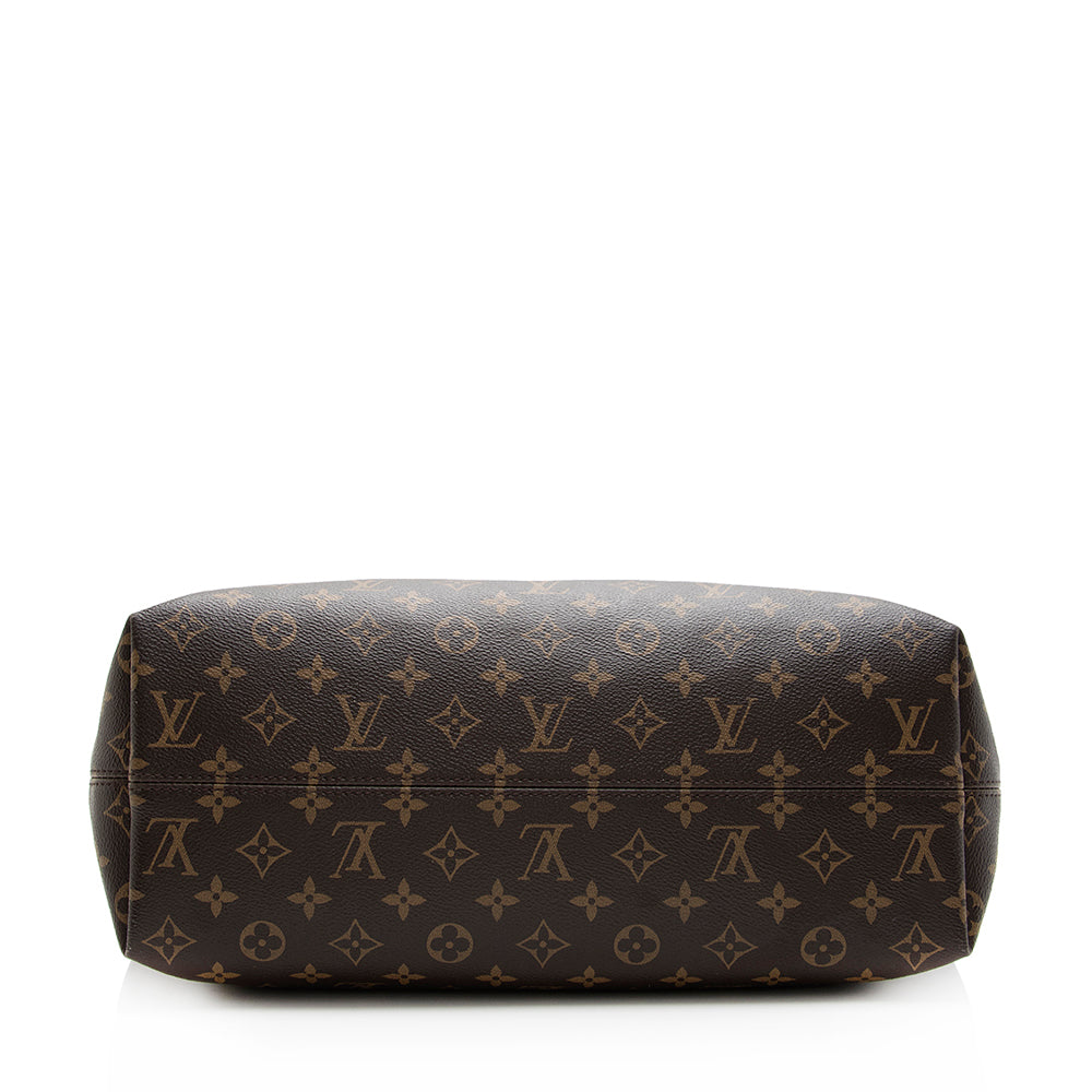 Louis Vuitton Monogram Canvas Graceful MM Hobo (SHF-20072)