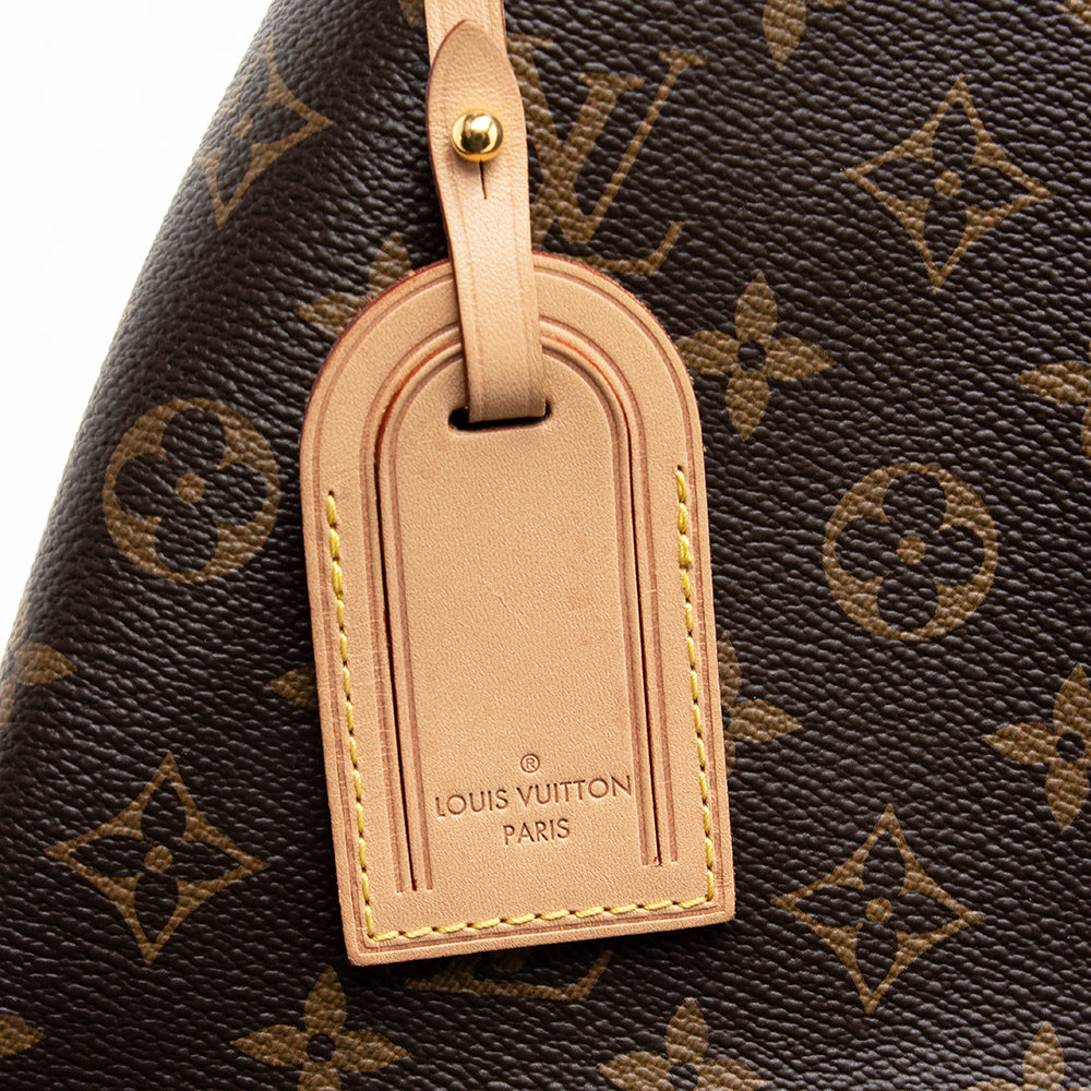 Louis Vuitton Monogram Canvas Graceful MM Hobo (SHF-20072)