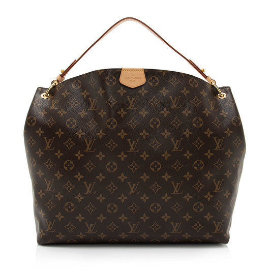 Louis Vuitton Monogram Canvas Graceful MM Hobo (SHF-fP3H5t)