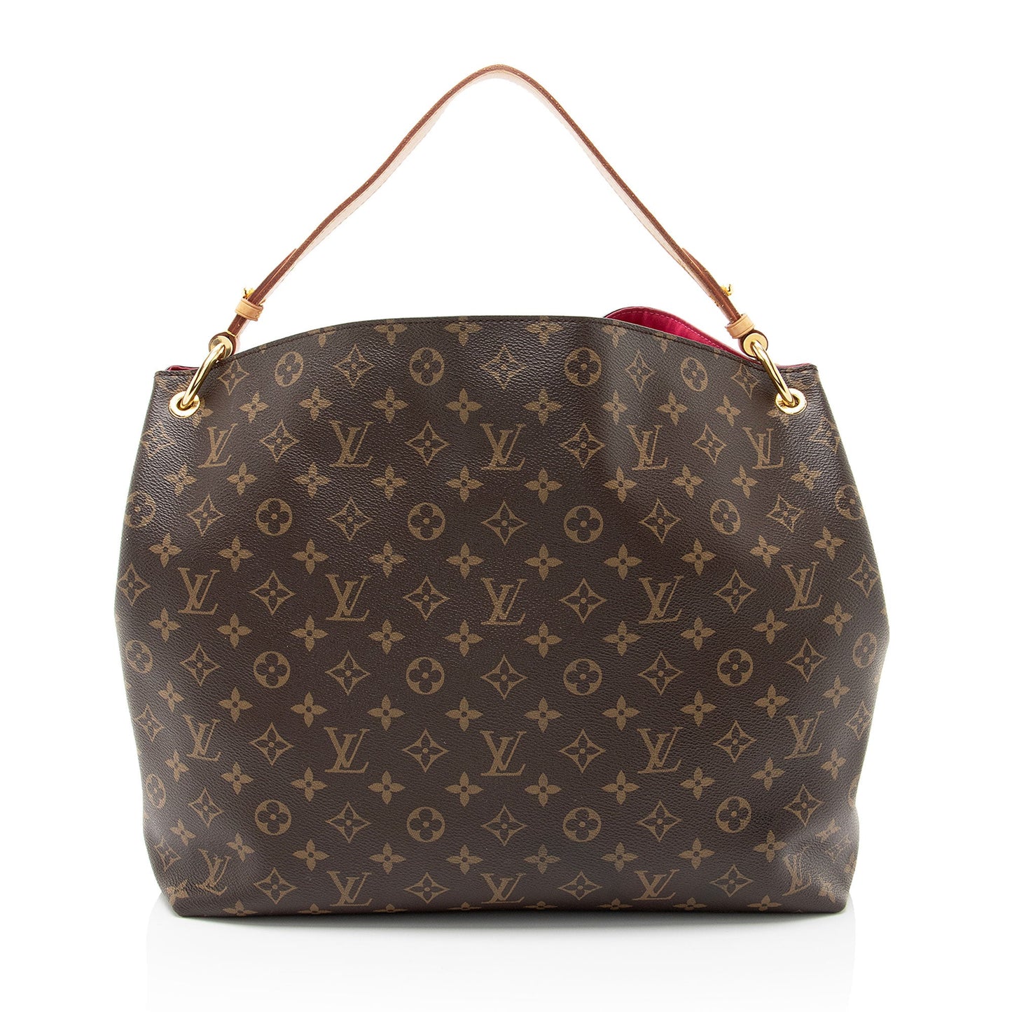 Louis Vuitton Monogram Canvas Graceful MM Hobo (SHF-lgMYps)