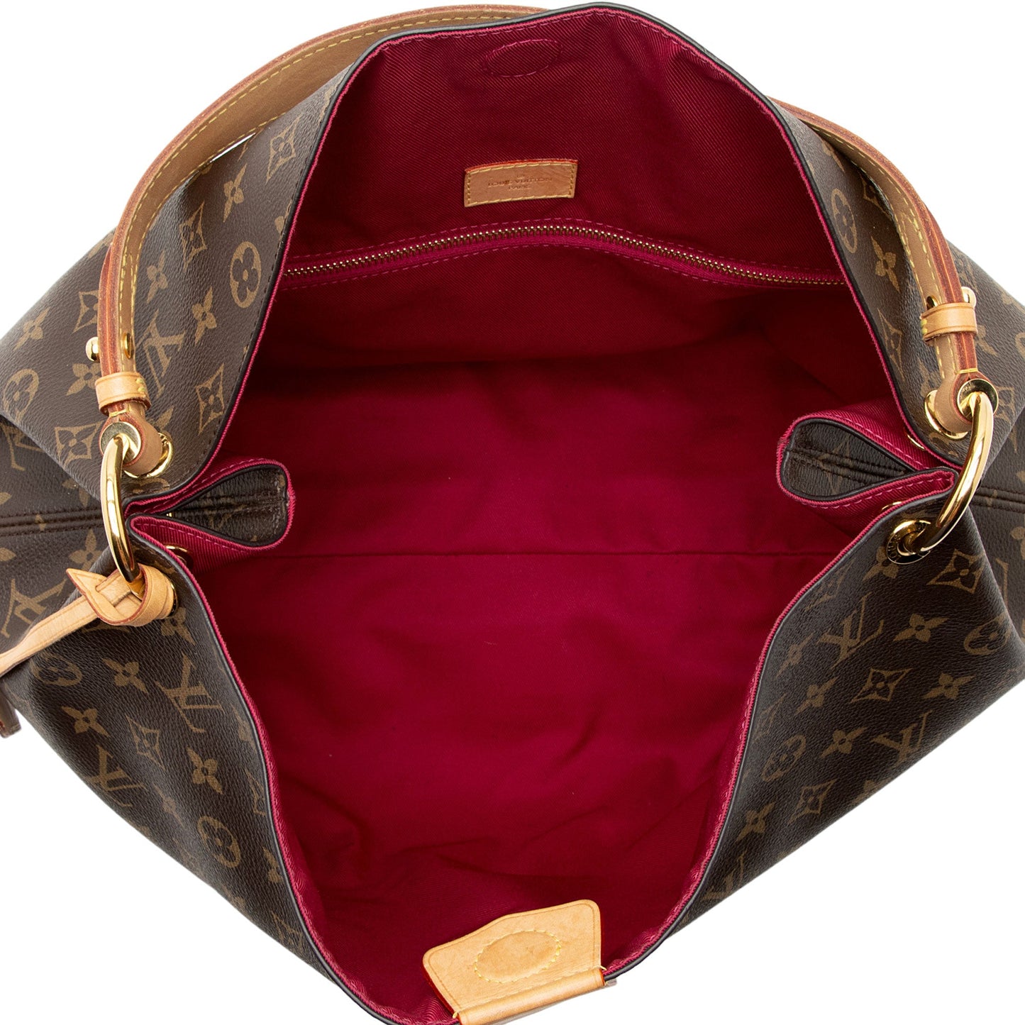 Louis Vuitton Monogram Canvas Graceful MM Hobo (SHF-lgMYps)