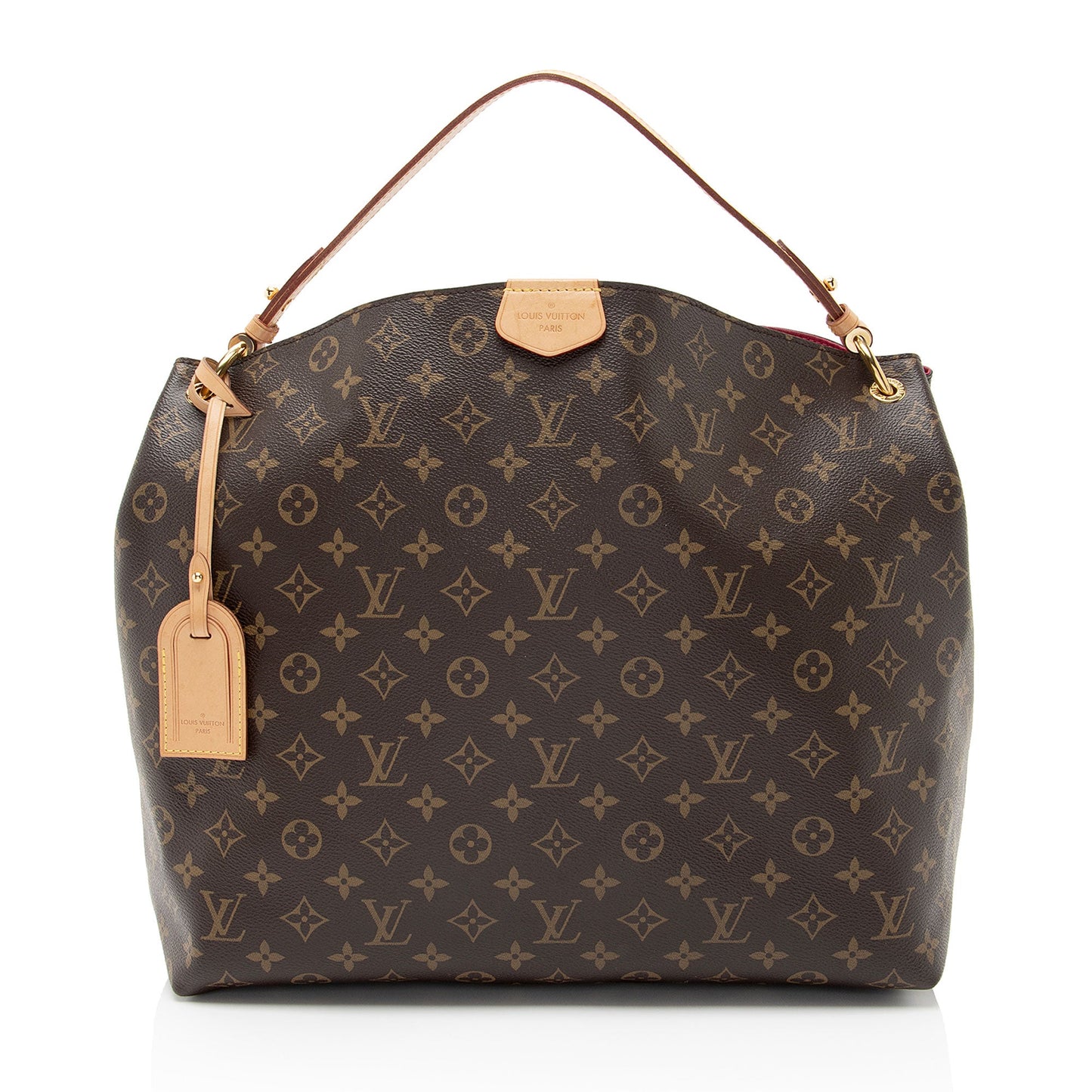 Louis Vuitton Monogram Canvas Graceful MM Hobo (SHF-9a1WVz)