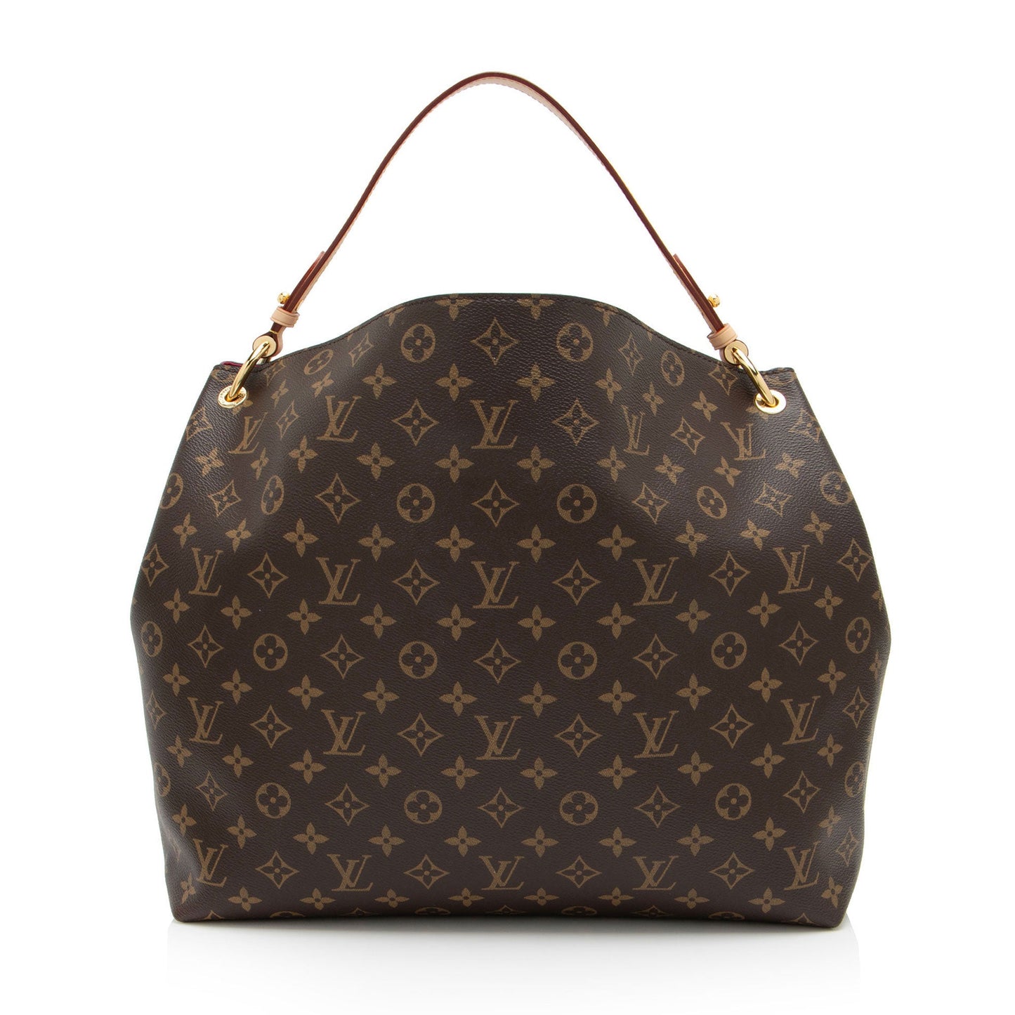 Louis Vuitton Monogram Canvas Graceful MM Hobo (SHF-qPCES1)