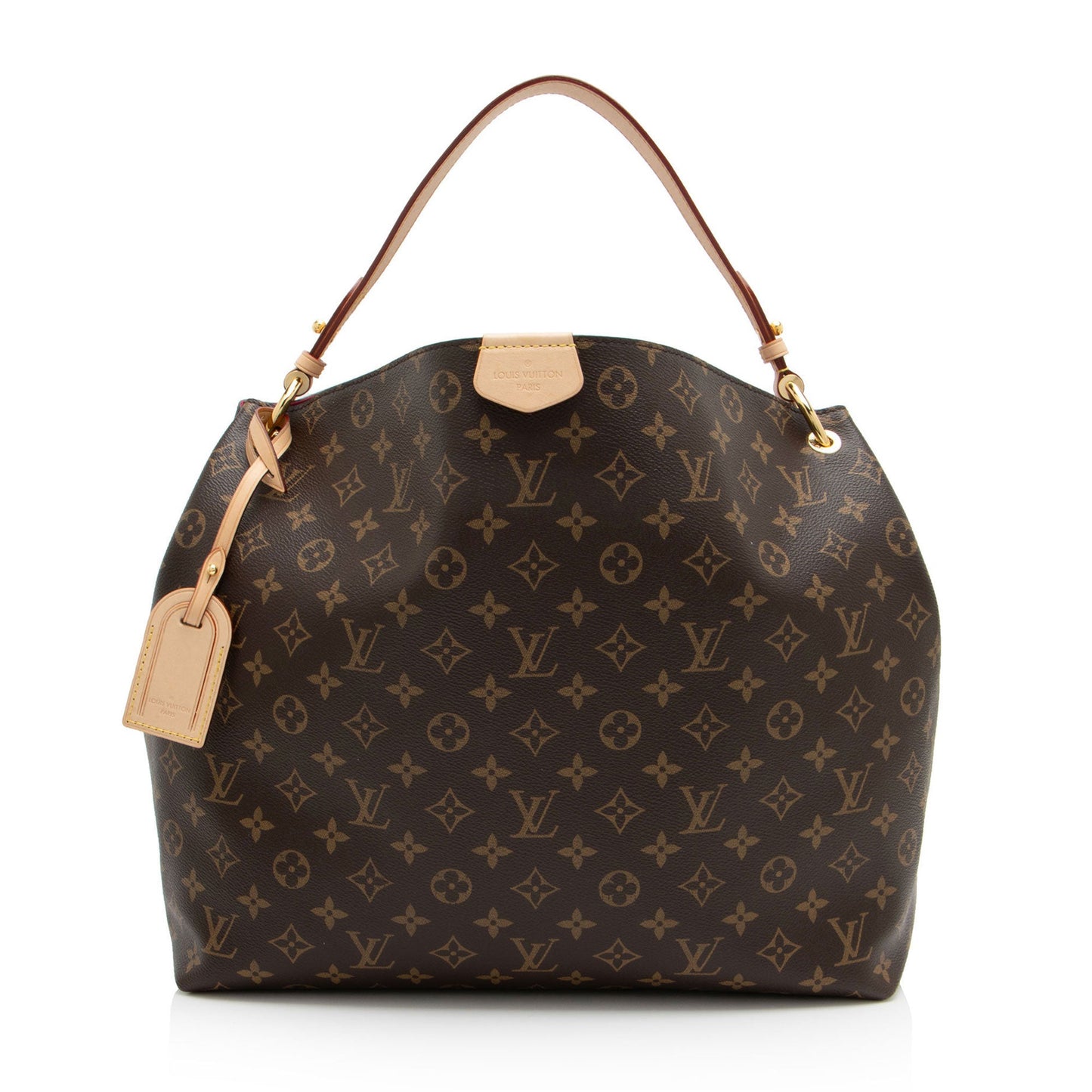 Louis Vuitton Monogram Canvas Graceful MM Hobo (SHF-qPCES1)