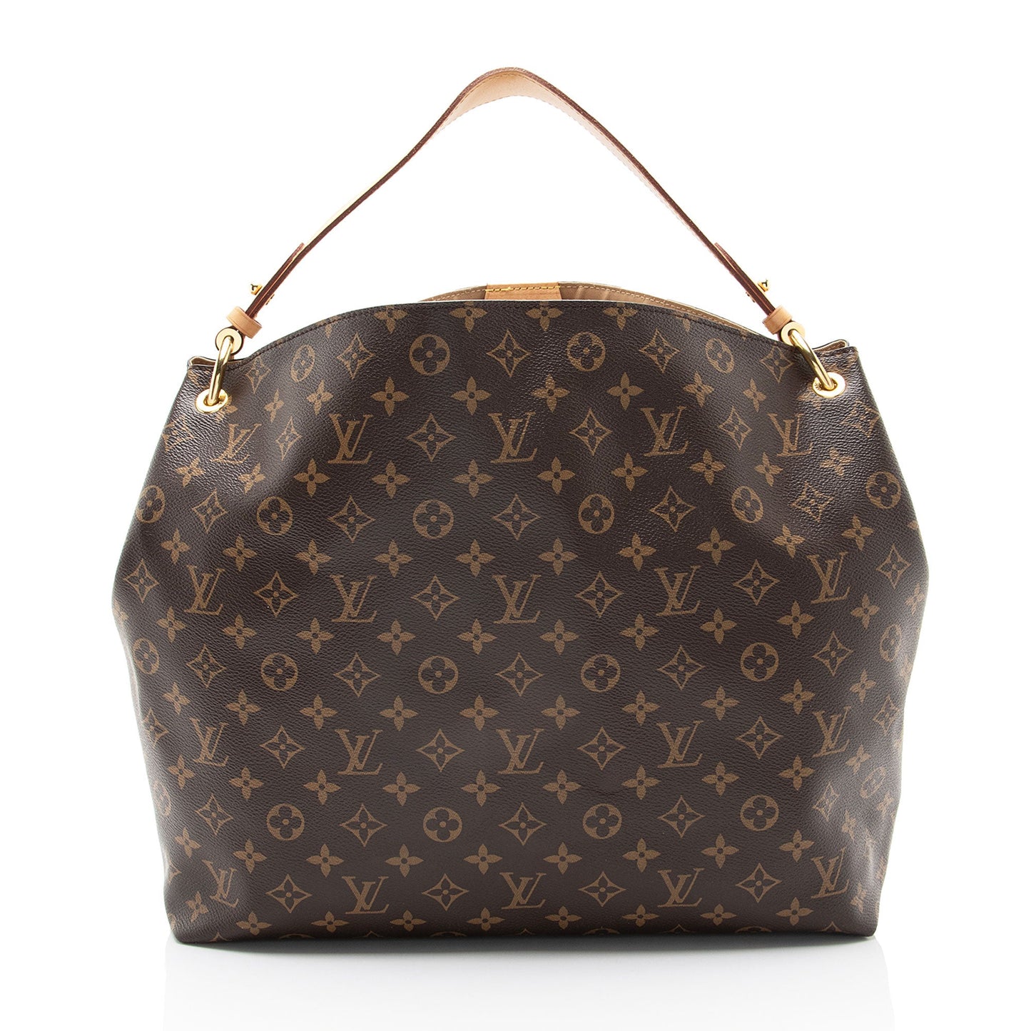 Louis Vuitton Monogram Canvas Graceful MM Hobo (SHF-hxnfQB)