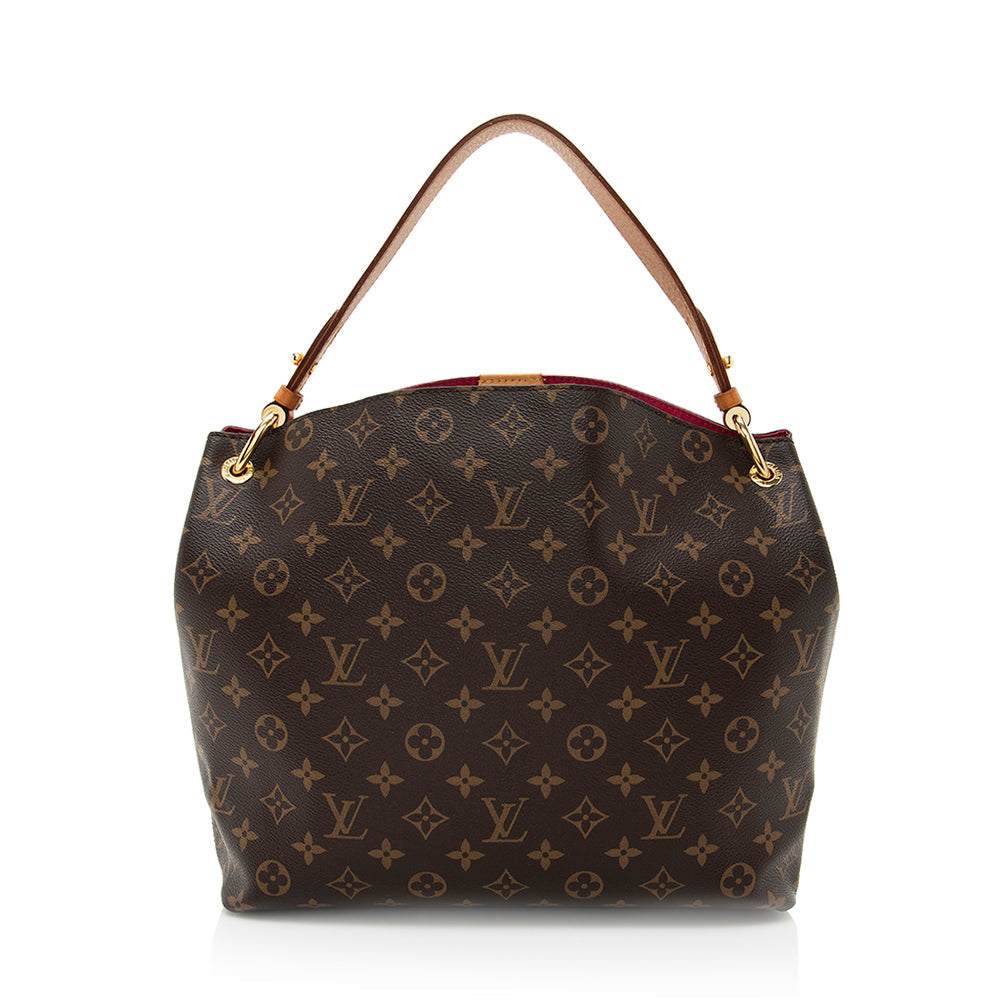 Louis Vuitton Monogram Canvas Graceful PM Hobo (SHF-19963)