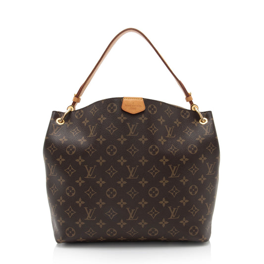 Louis Vuitton Monogram Canvas Graceful PM Hobo (SHF-4e1adL)