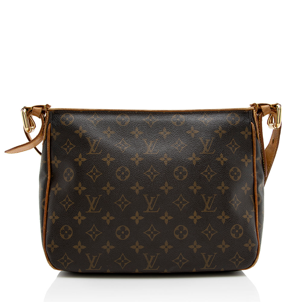 Louis Vuitton Monogram Canvas Hudson GM Shoulder Bag  -  (SHF-18402)