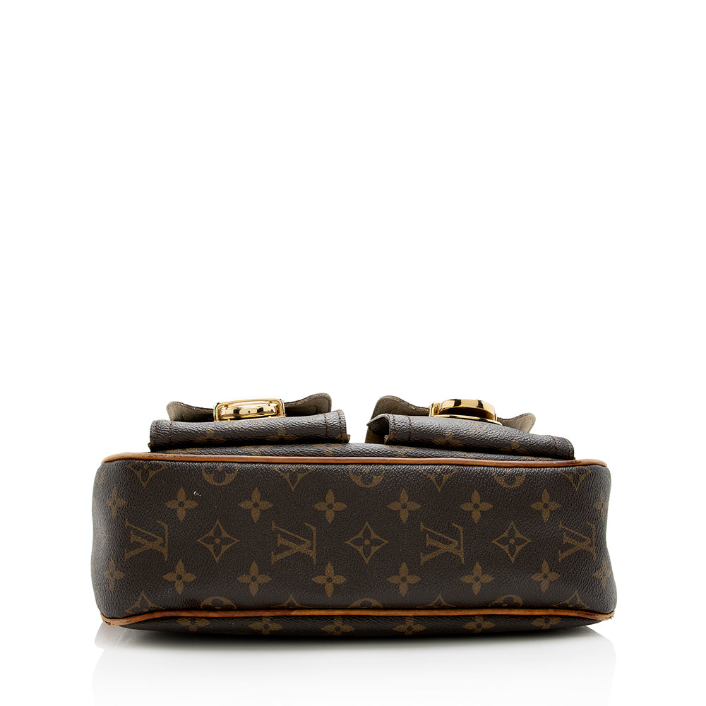 Louis Vuitton Monogram Canvas Hudson GM Shoulder Bag  -  (SHF-18402)