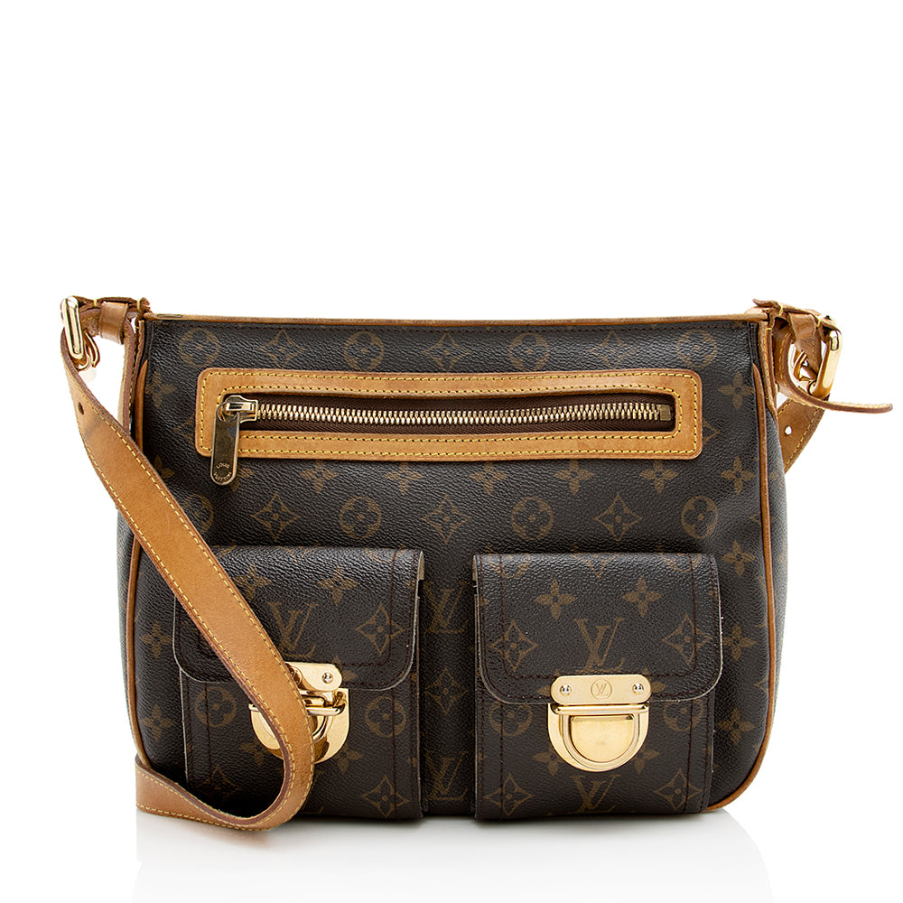 Louis Vuitton Monogram Canvas Hudson GM Shoulder Bag  -  (SHF-18402)