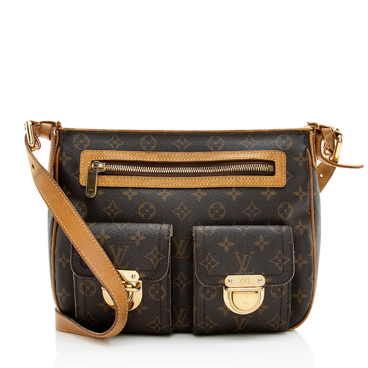 Louis Vuitton Monogram Canvas Hudson GM Shoulder Bag  -  (SHF-18402)