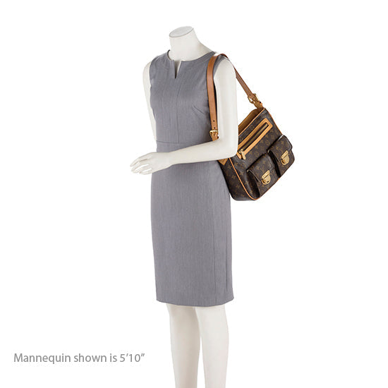 Louis Vuitton Monogram Canvas Hudson GM Shoulder Bag  -  (SHF-18402)